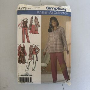 Simplicity Pattern 4375 Khaliah Ali Collection Size BB 20w-28w